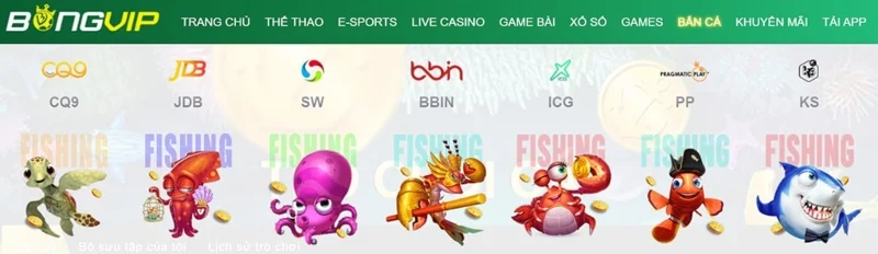 hình thức game bắn cá